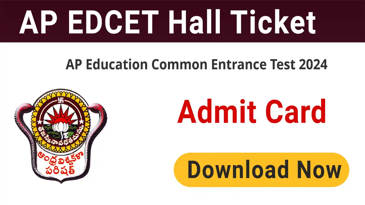 AP EDCET Hall Ticket 2024