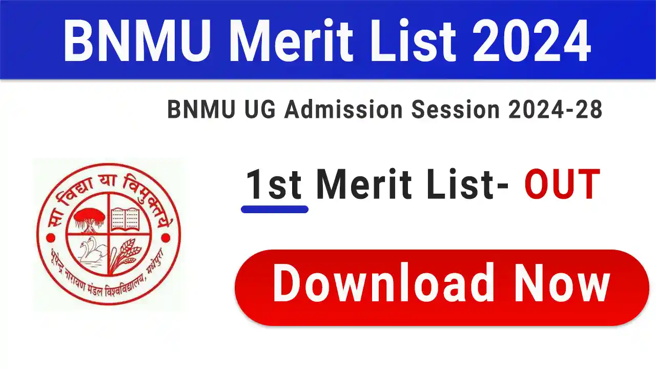 BNMU Merit List 2024