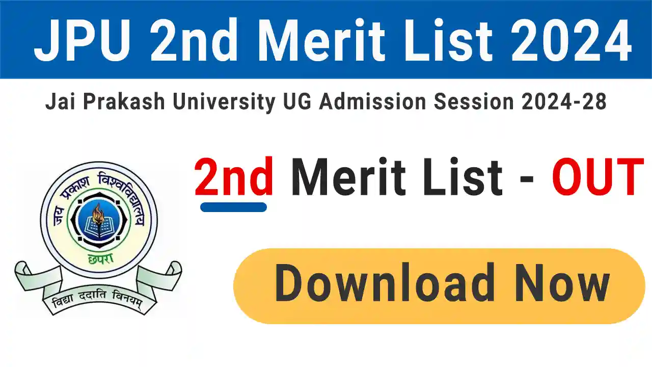 JPU 2nd Merit List 2024
