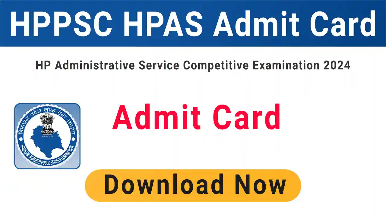 HPPSC Admit Card 2024