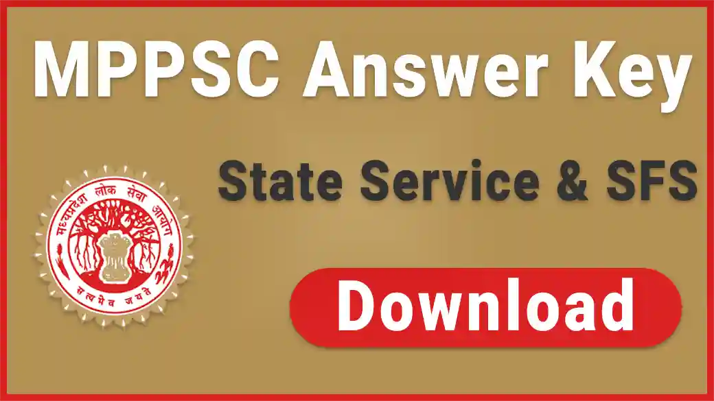 MPPSC Answer Key 2024