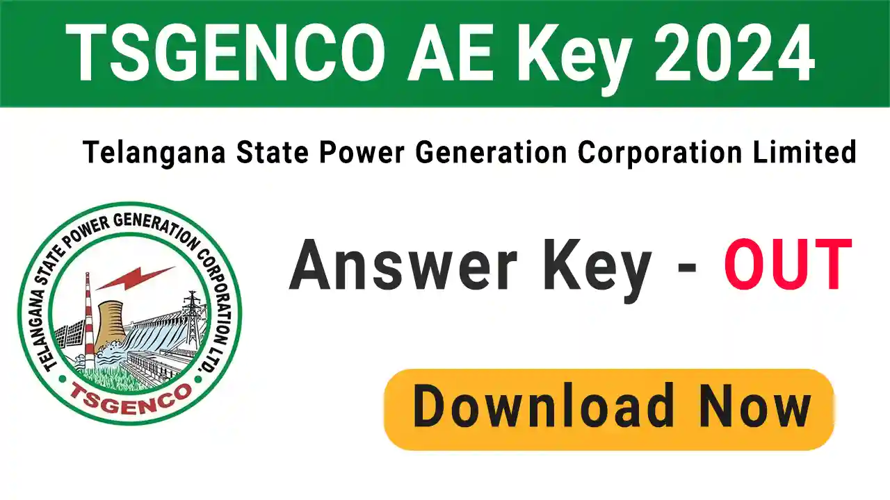 TSGENCO AE Key 2024