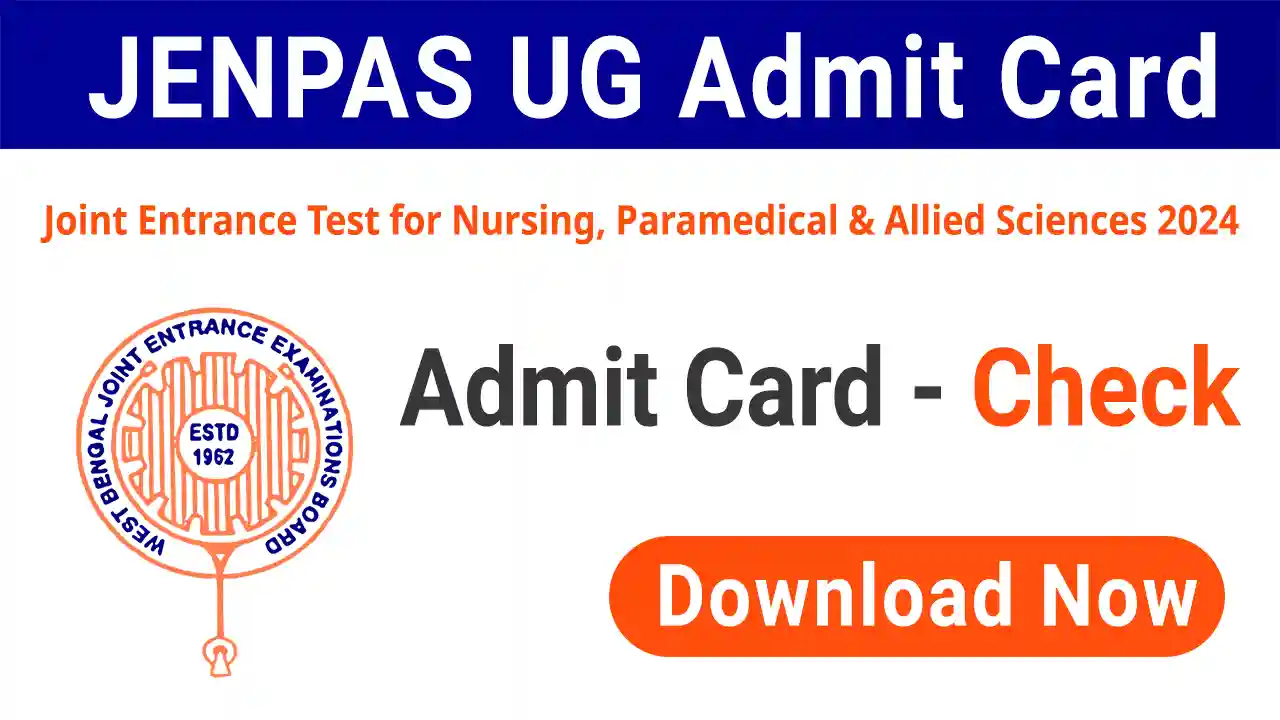 JENPAS UG Admit Card 2024
